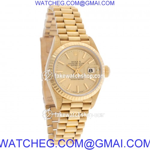 Rolex 69178 Datejust Automatic Female 18k yellow gold 4
