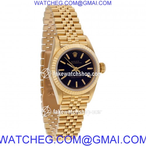 Rolex 67198 Oyster Perpetual Automatic Female 18k yellow gold 4