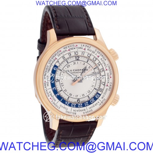 Chopard 161942-5001 L.U.C. Time Traveler One Automatic Male 18k rose gold 4