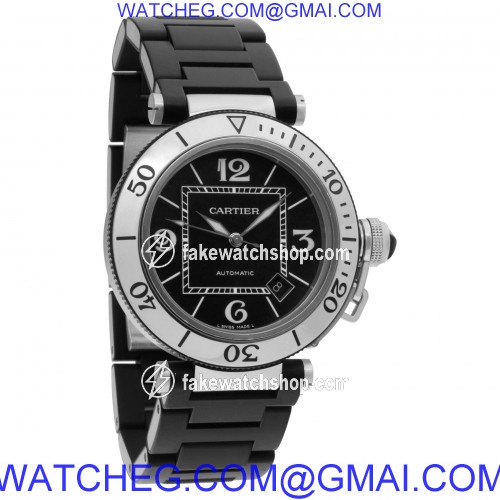 Cartier W31077U2 Pasha Seatimer Automatic Male Stainless Steel 4