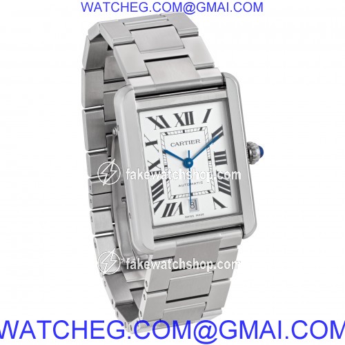 Cartier w5200028 Tank Solo Automatic Male Stainless Steel 4