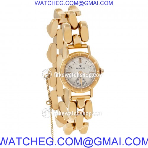 Rolex 4327 Classic Manual Female 14k Pink Gold 4