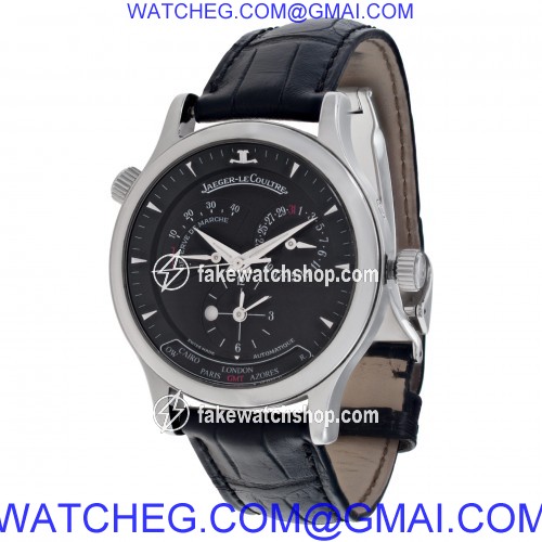 Jaeger LeCoultre 142.8.92.S Master Geographic Automatic Male Stainless Steel 4