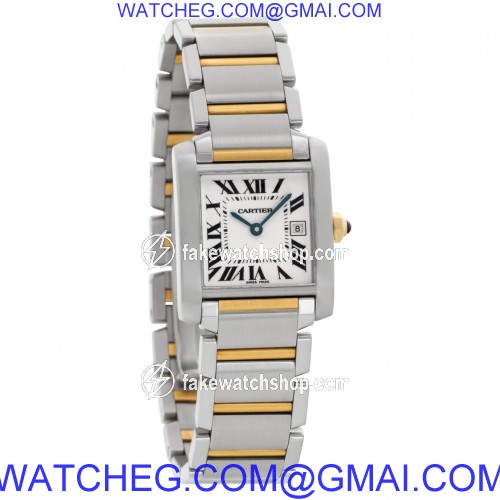 Cartier W51012Q4 Tank Francaise Quartz Unisex Stainless Steel 4