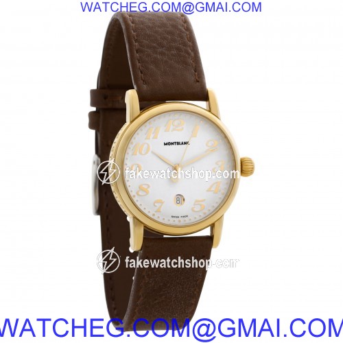 MontBlanc 7008 Meisterstuck Quartz Unisex 18k yellow gold 4