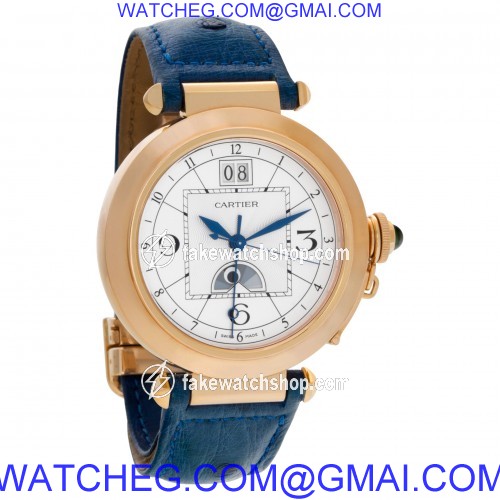 Cartier W3109151 Pasha Automatic Male 18k rose gold 4