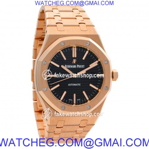 Audemars Piguet 15400OR.OO.1220OR.01 Royal Oak Automatic Male 18k Pink Gold 4