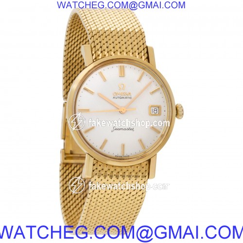 Omega 14743 SC-62 Seamaster Automatic Unisex 18k Yellow Gold 4