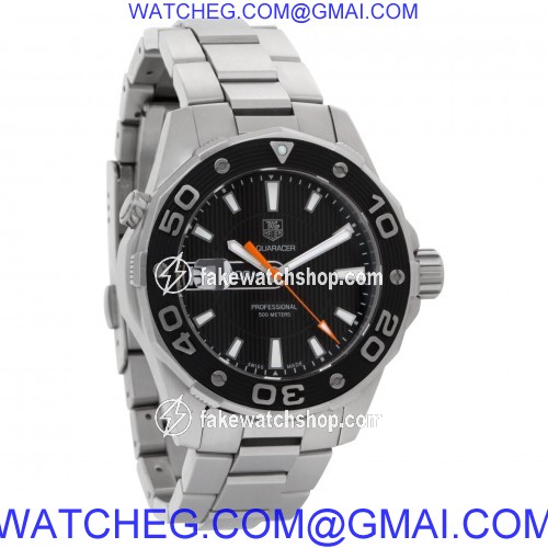Tag Heuer WAJ1110 Aquaracer Quartz Male Stainless Steel 4