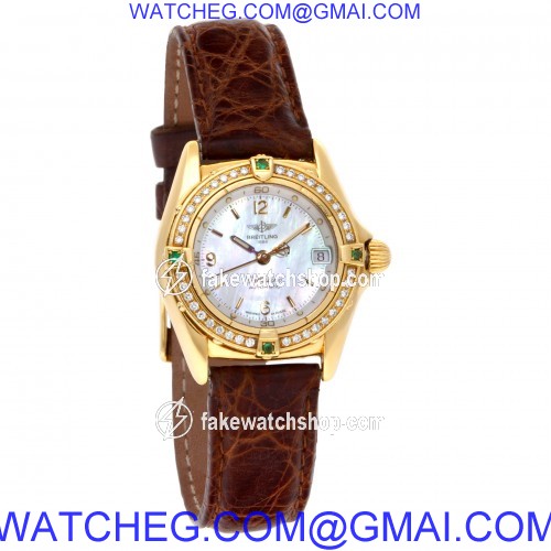 Breitling k31043 Callistino Automatic Female 18k yellow gold 4