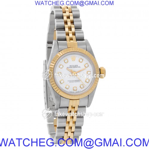 Rolex 67193 Oyster Perpetual Automatic Female Stainless Steel 4