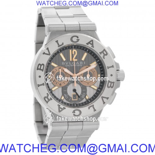 Bvlgari dg 42 swg ch Diagono Calibro 303 Automatic Male Stainless Steel 4
