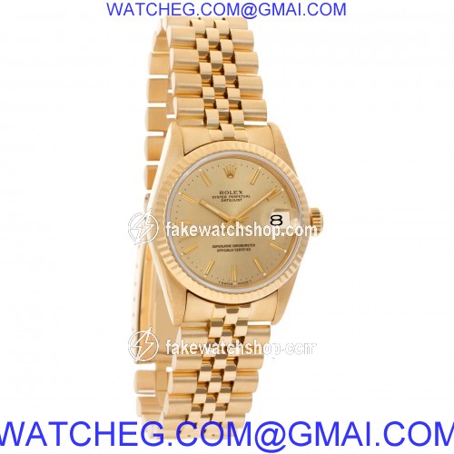 Rolex 68278 Datejust Automatic Unisex 18k yellow gold 4