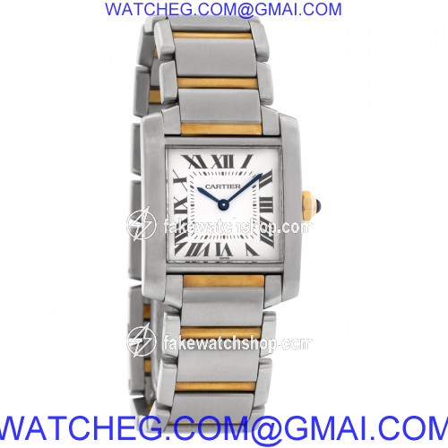Cartier W51012Q4 Tank Francaise Quartz Unisex Stainless Steel 4