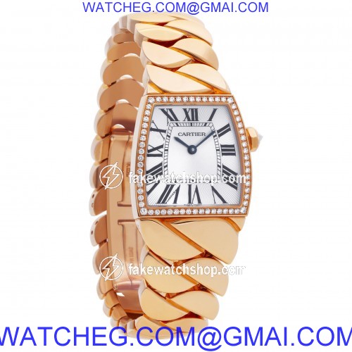 Cartier WE600501 la dona Quartz Female 18k Pink Gold 4