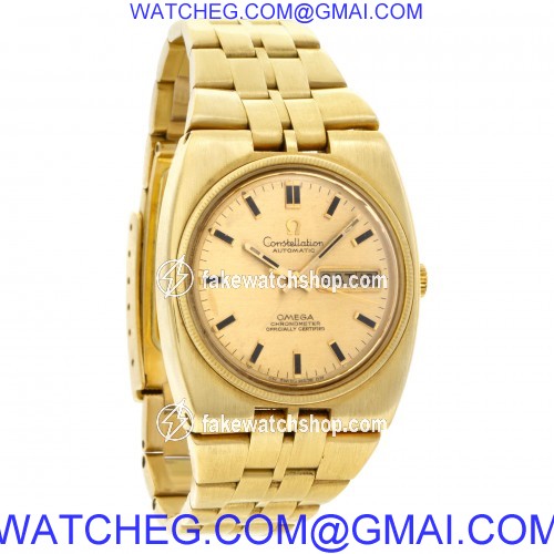 Omega 168.045 Constellation Automatic Male 18k yellow gold 4
