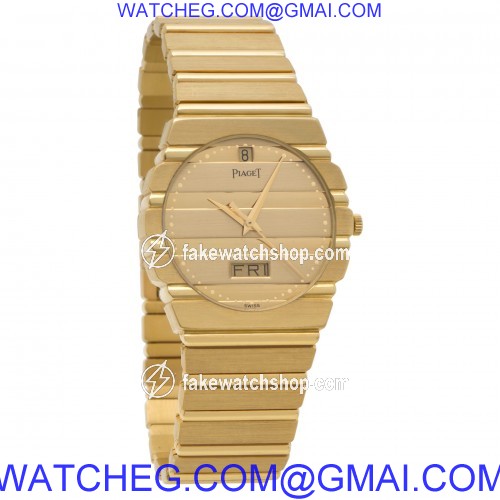 Piaget 15562C701 Polo Quartz Unisex 18k yellow gold 4