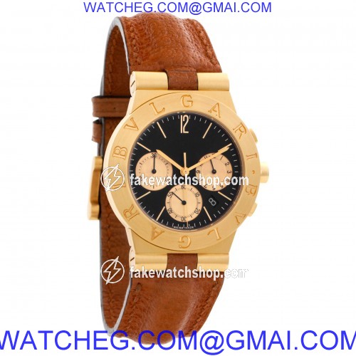 Bvlgari CH35 G Diagono Quartz Unisex 18k yellow gold 4