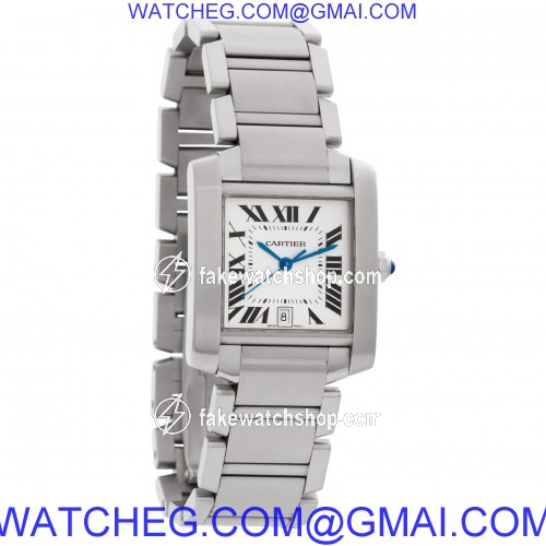 Cartier W51002Q3 Tank Francaise Automatic Male Stainless Steel 4