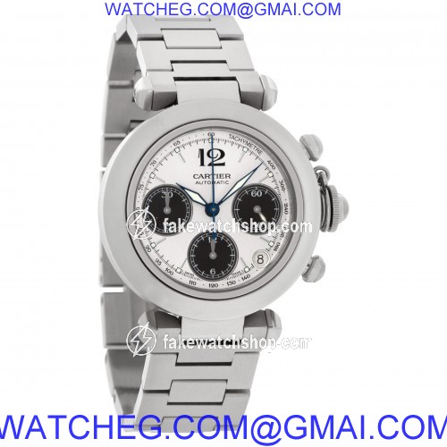 Cartier 2412 Pasha Automatic Male Stainless Steel 4