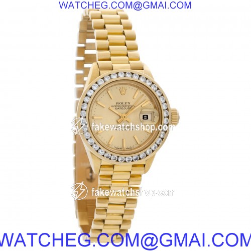 Rolex 69178 Datejust Automatic Female 18k yellow gold 4