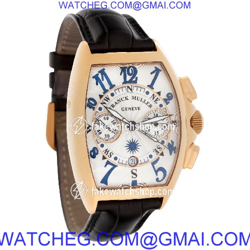 Franck Muller 8080 CC AT Chronograph Automatic Female 18k rose gold 4