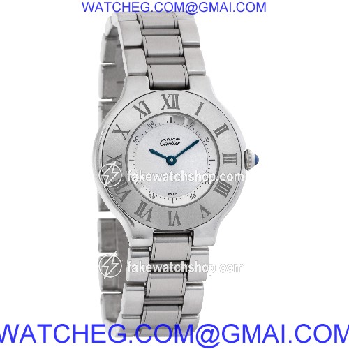 Cartier 1330 21 Quartz Female Stainless Steel 4