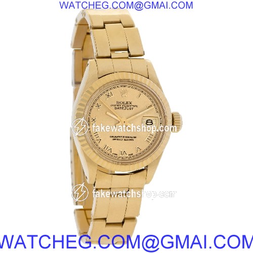 Rolex 6917 Datejust Automatic Female 18k Yellow Gold 4