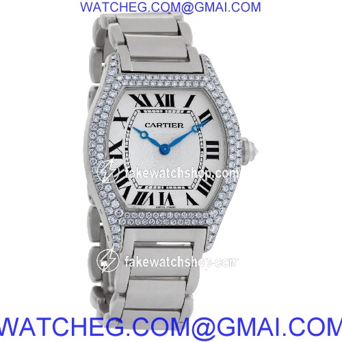 Cartier WA5038W9 Tortue Manual Female 18k White Gold 4