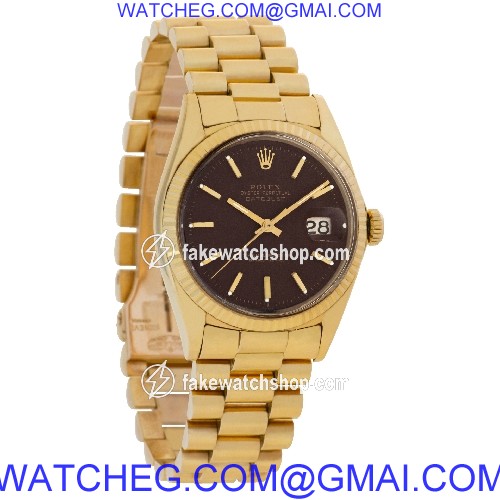 Rolex 1601 Datejust Automatic Unisex 18k yellow gold 4