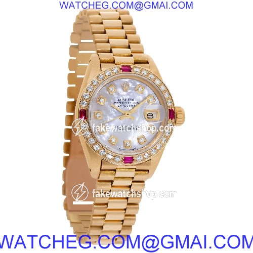 Rolex 69178 Datejust Automatic Female 18k yellow gold 4