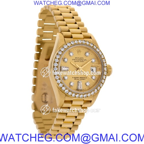 Rolex 69178 Datejust Automatic Female 18k yellow gold 4