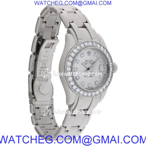Rolex 80299 Pearlmaster Automatic Female 18k White Gold 4