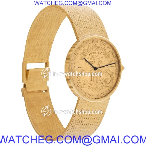 Corum 1904 $20 Coin Automatic Male 18k yellow gold 4
