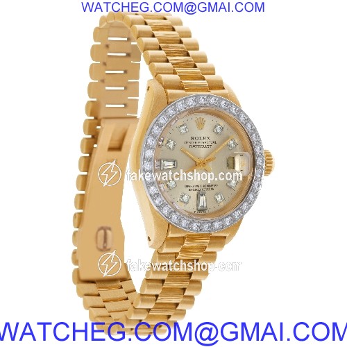 Rolex 6927 Datejust Automatic Female 18k yellow gold 4