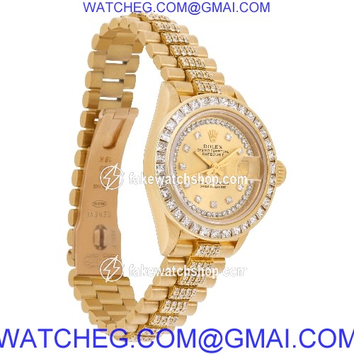 Rolex 69178 Datejust Automatic Female 18k yellow gold 4