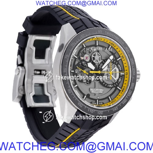 Graham 009/250 Skeleton Automatic Male Stainless Steel 4