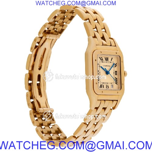 Cartier w2501489 Panthere Quartz Male 18k yellow gold 4