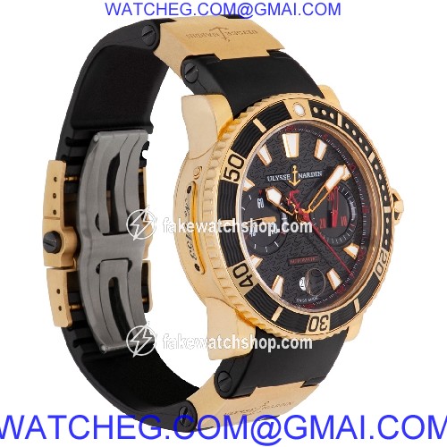 Ulysse Nardin 8006-102 maxi diver Automatic Male 18k yellow gold 4