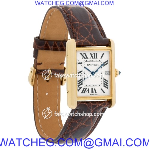 Cartier W1529756 Tank Louis Quartz Unisex 18k yellow gold 4