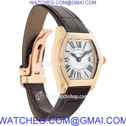 Cartier W62018Y5 Roadster Quartz Female 18k yellow gold 4