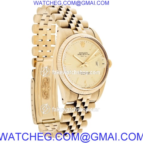 Rolex 15037 Date Automatic Unisex 14k yellow gold 4