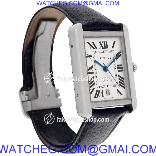 Cartier WSTA0029 Tank Solo Automatic Unisex Stainless Steel 4