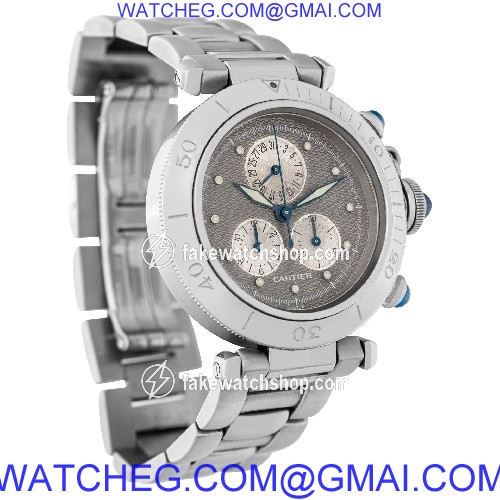 Cartier 1352 1 Pasha 35 Quartz Unisex Stainless Steel 4