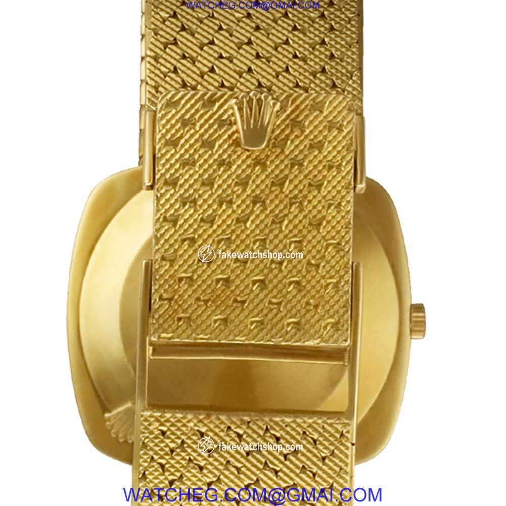 Rolex 3735J Classic Manual Male 18k yellow gold 4
