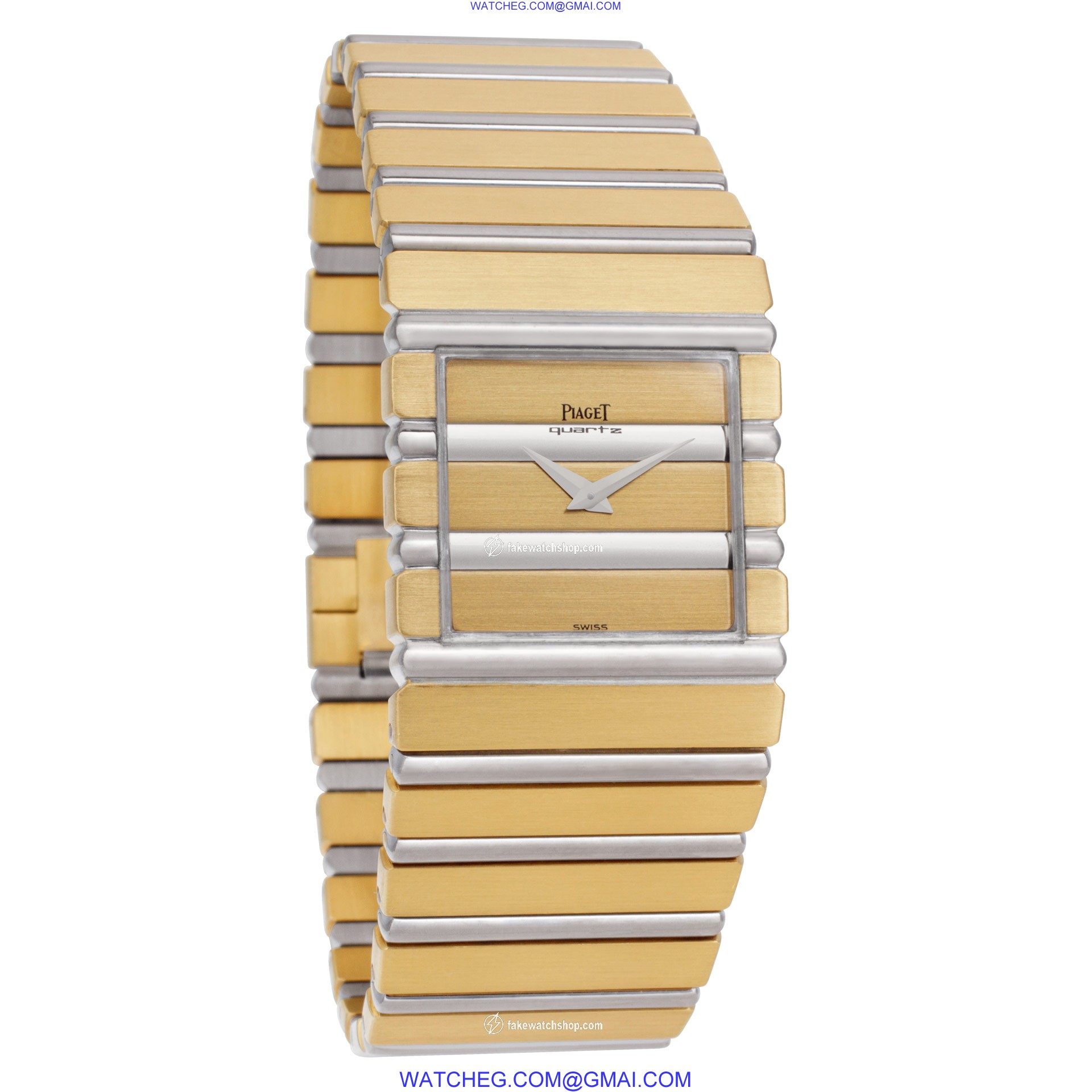 Piaget 7131c701 Polo Quartz Male 18k White & Yellow Gold 4