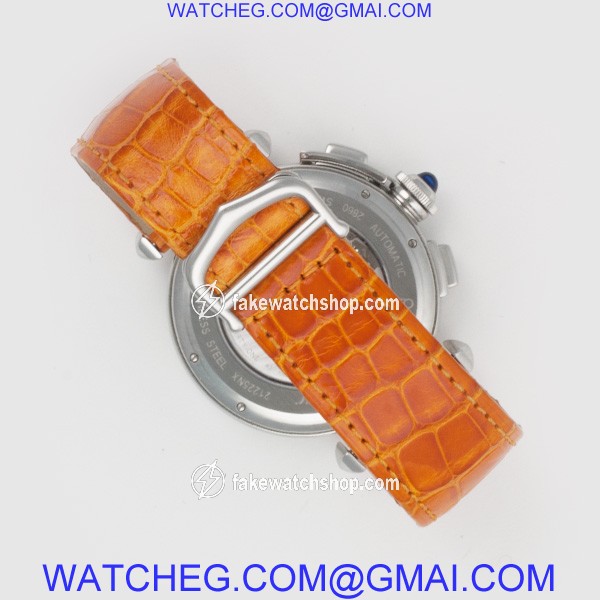 Cartier W31085M7 Pasha 42mm Automatic Male Stainless Steel 4