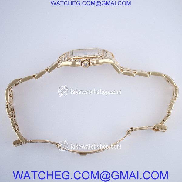 Cartier 128000 M Panthere Quartz Female 18k yellow gold 4