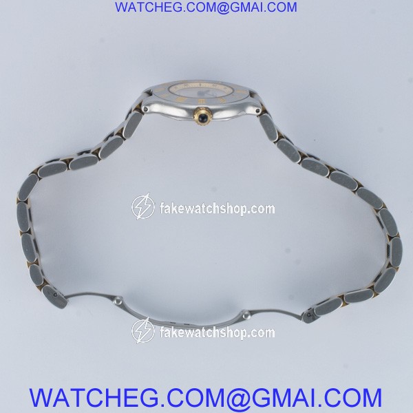 Cartier W10072R6 Must 21 Quartz Female 18k gold & Stainless Steel 4