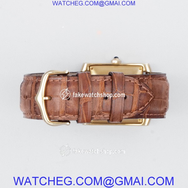 Cartier W5000156 Tank Francaise Automatic Male 18k yellow gold 4